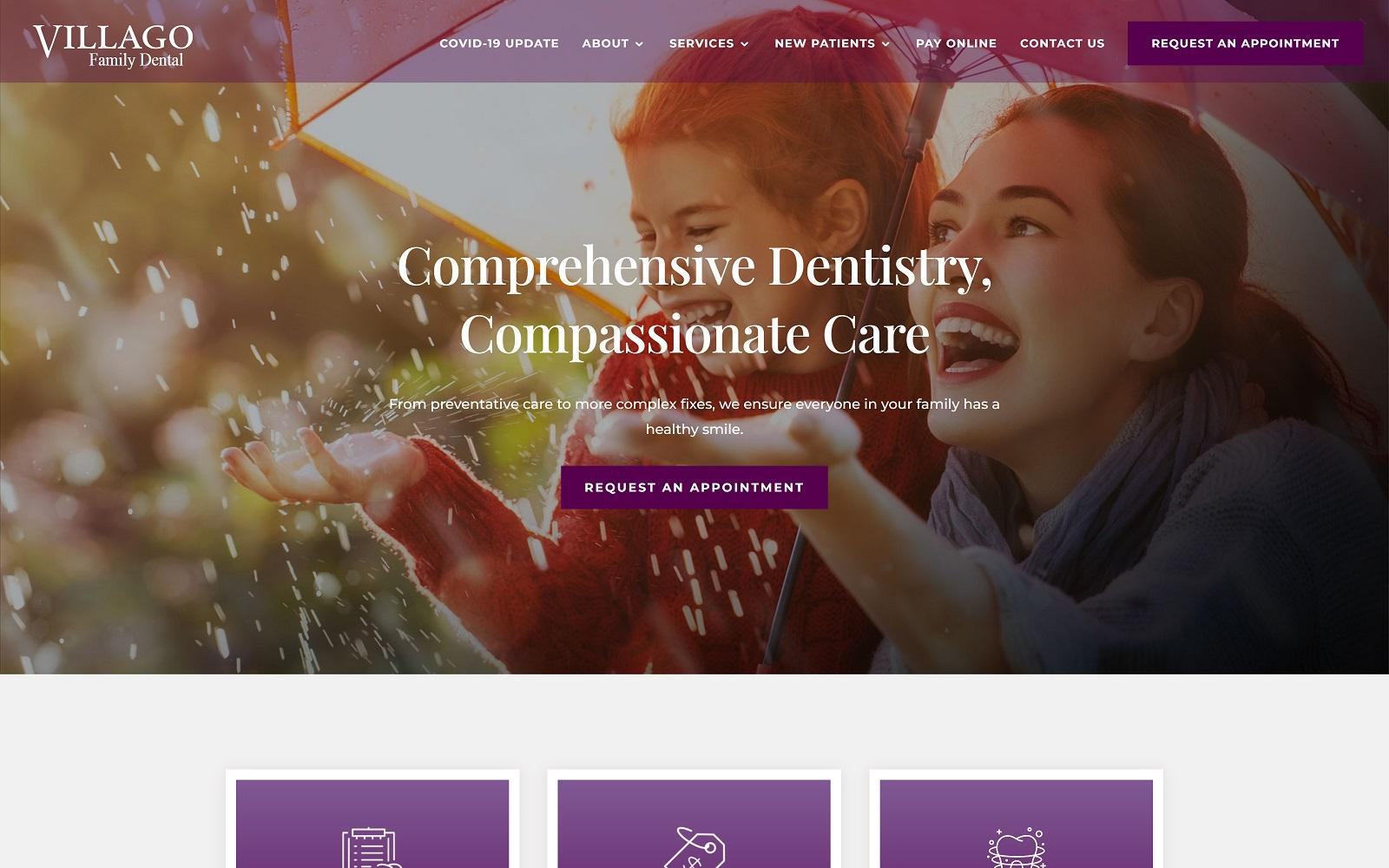 Villago Family Dental screenshot