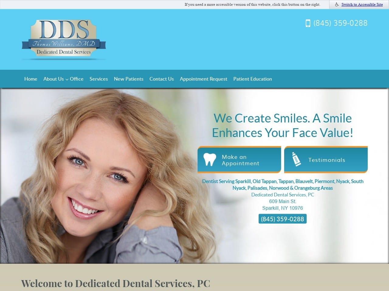 Dedicated Dental Services | Thomas Williams DMD