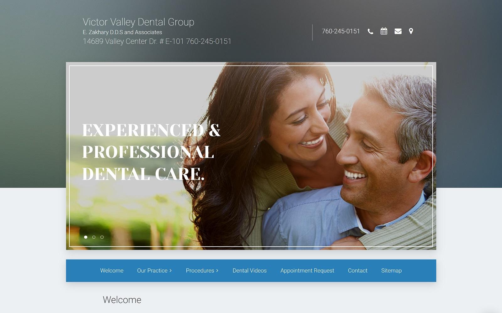 Victor Valley Dental Group screenshot