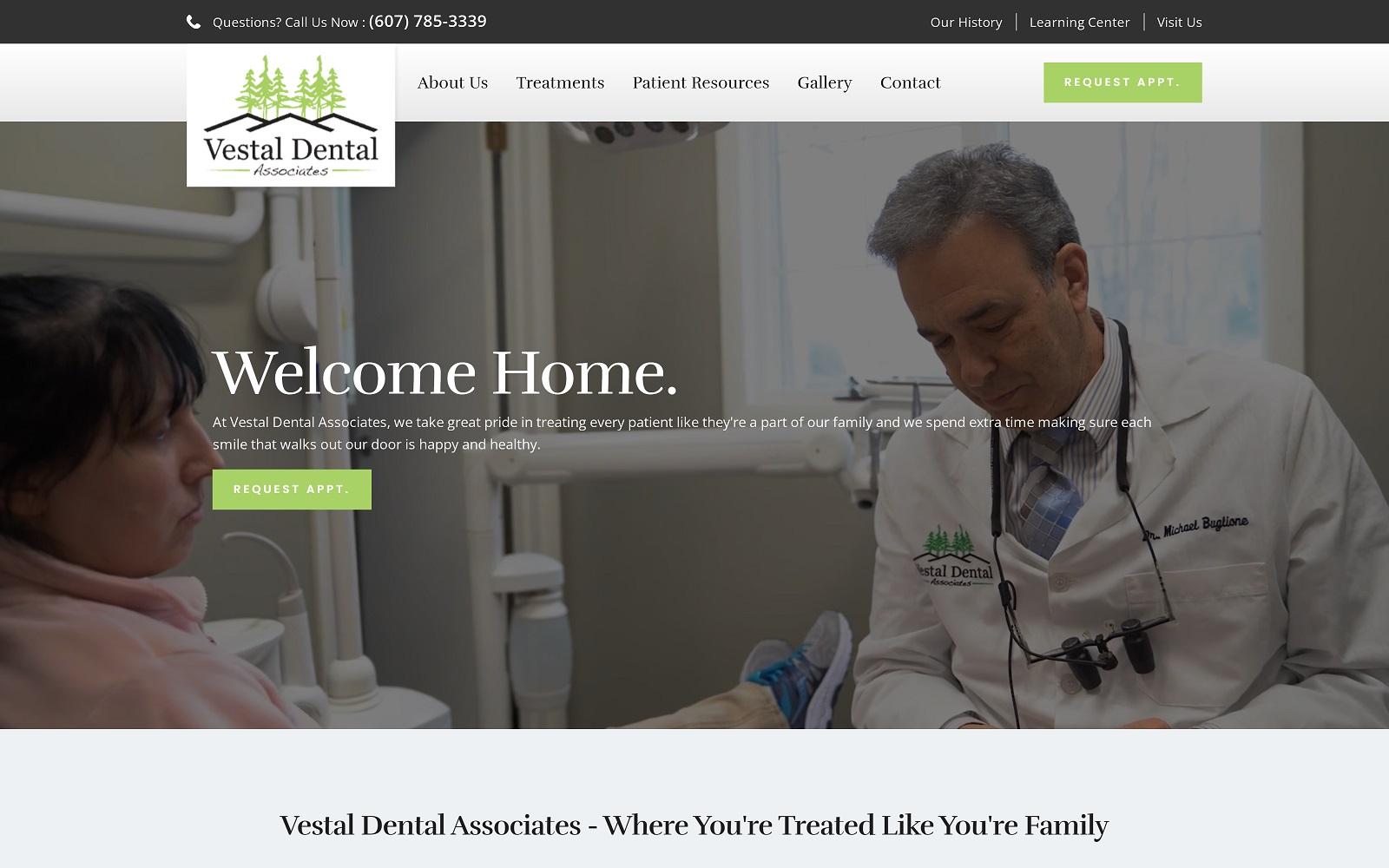 Vestal Dental Associates screenshot