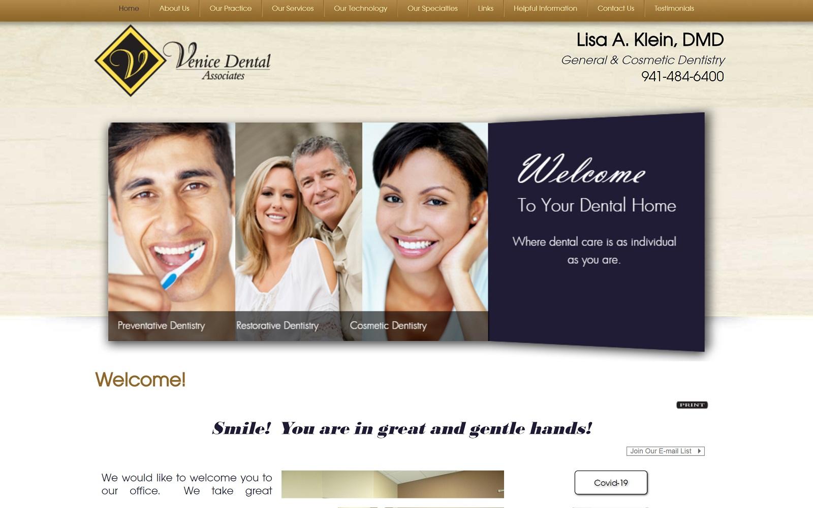 Venice Dental Associates screenshot