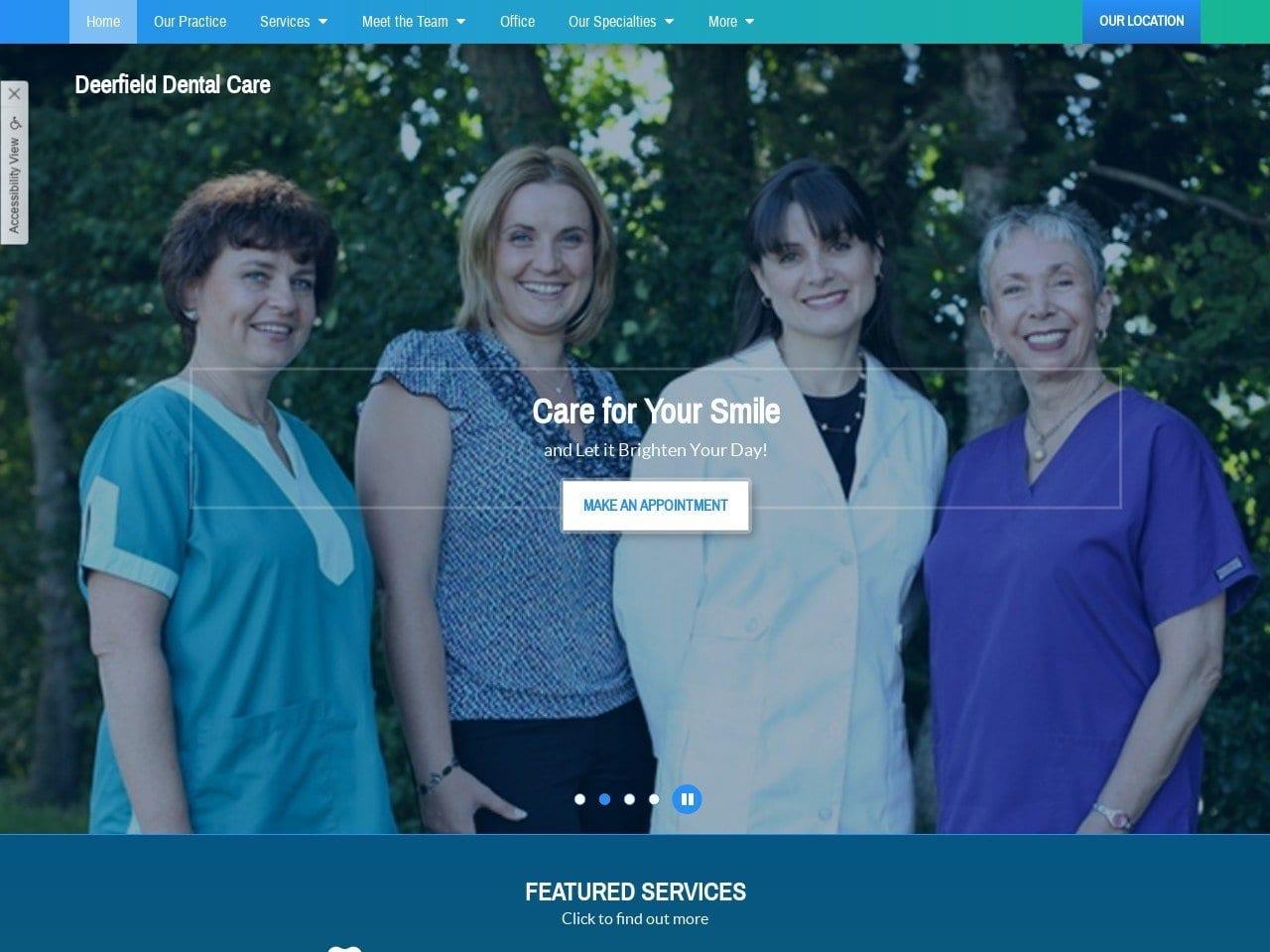 Deerfield Dental Care screenshot
