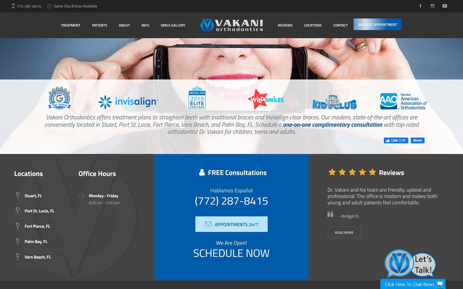 Dr. Arvind K. Vakani DMD screenshot