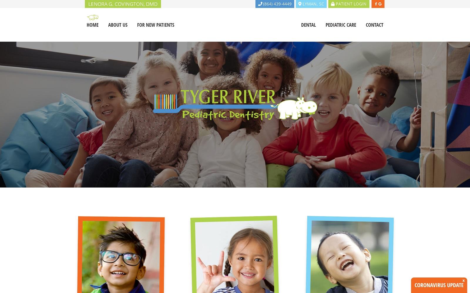 Tyger River Pediatric Dentistry screenshot