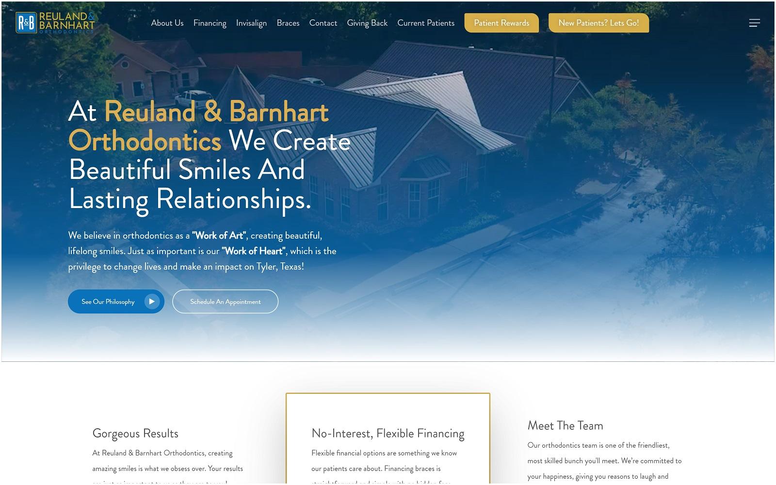 Reuland & Barnhart Orthodontics screenshot