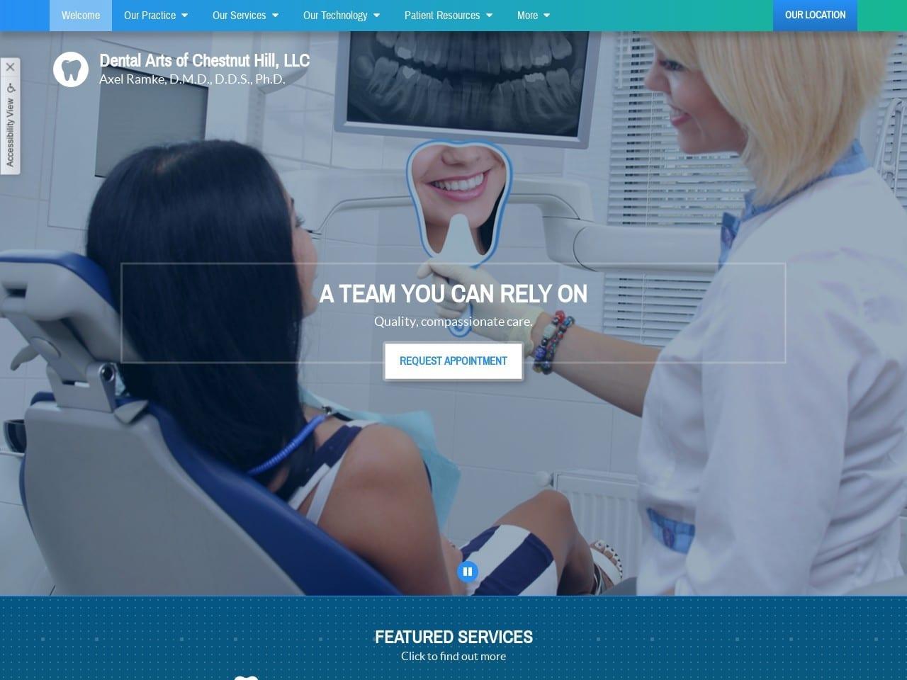 Dental Arts of Chestnut Hill screenshot