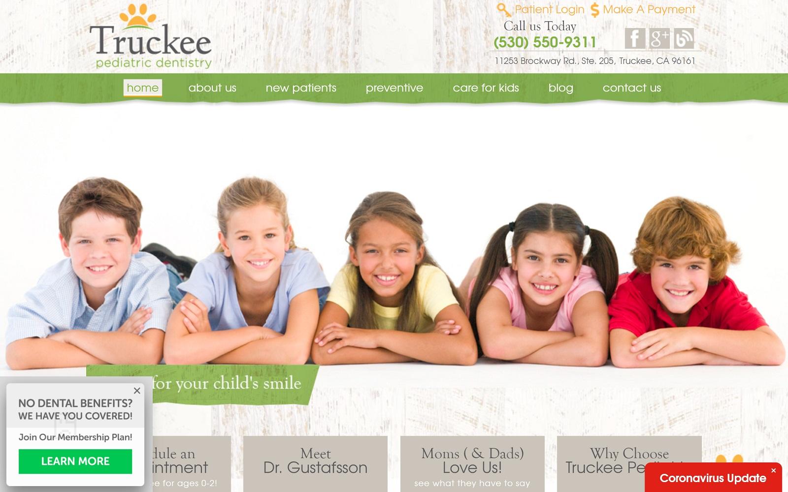 Truckee Pediatric Dentistry screenshot