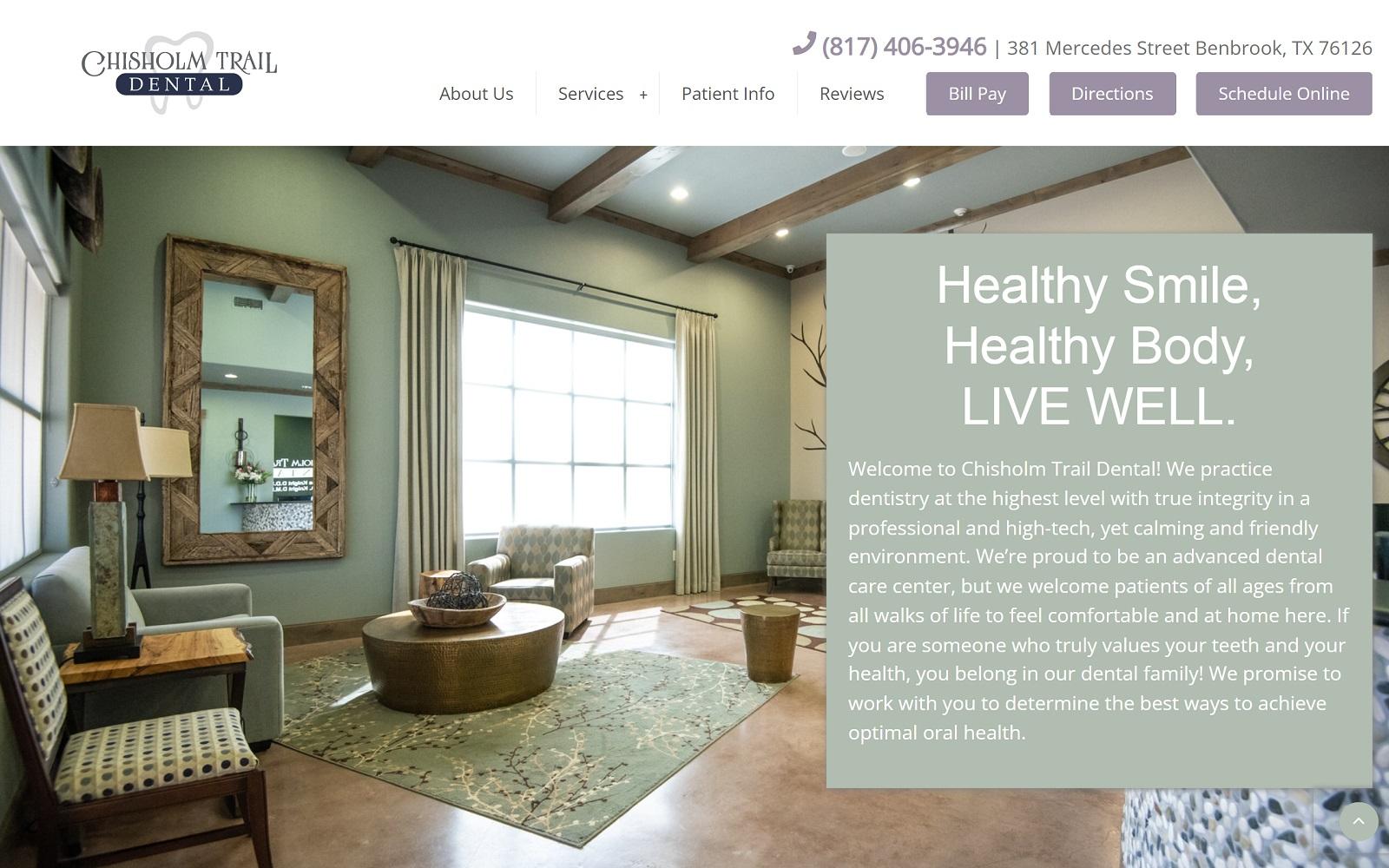 Chisholm Trail Dental screenshot