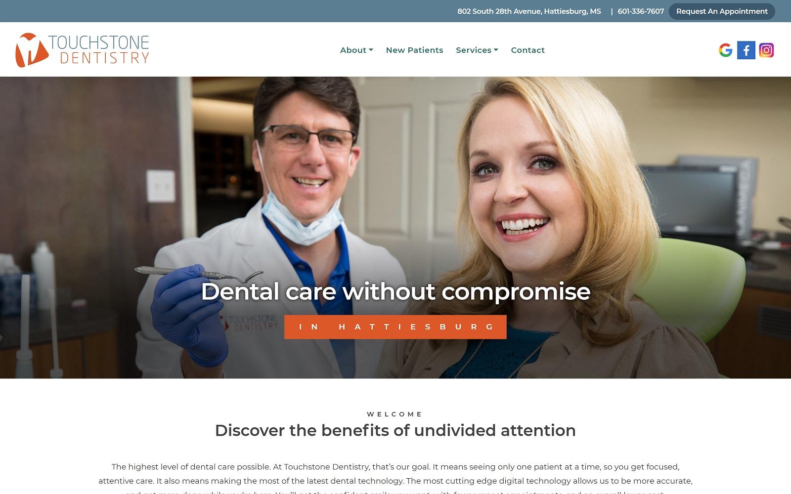 Touchstone Dentistry screenshot