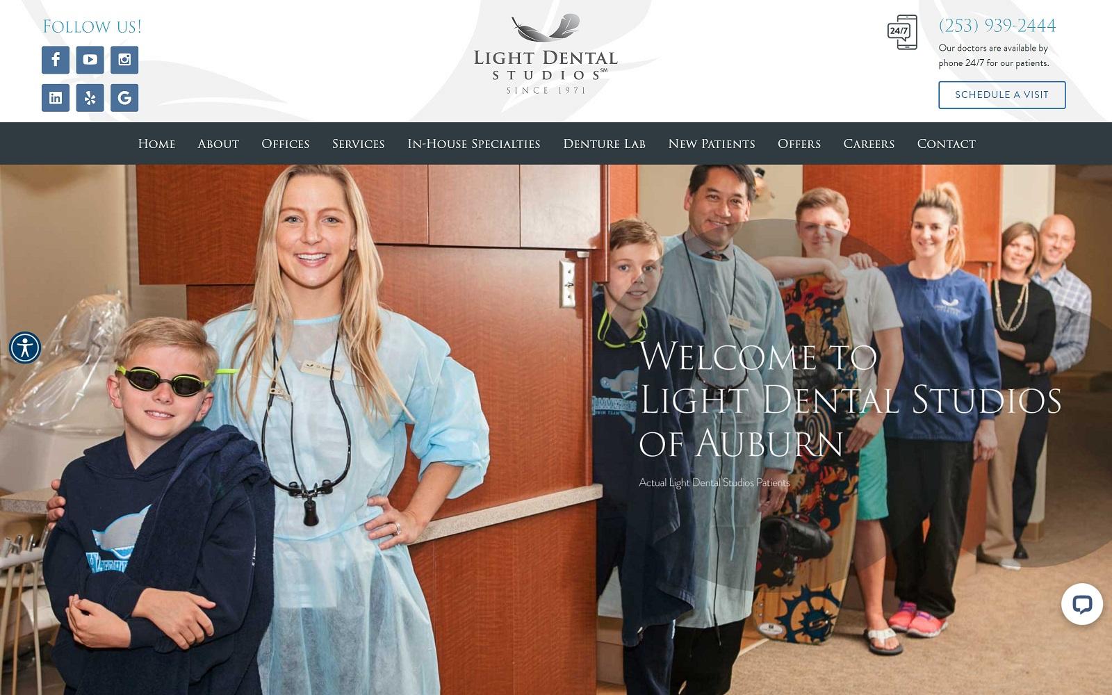Auburn Family Dentistry: T. L. Leonard DDS screenshot