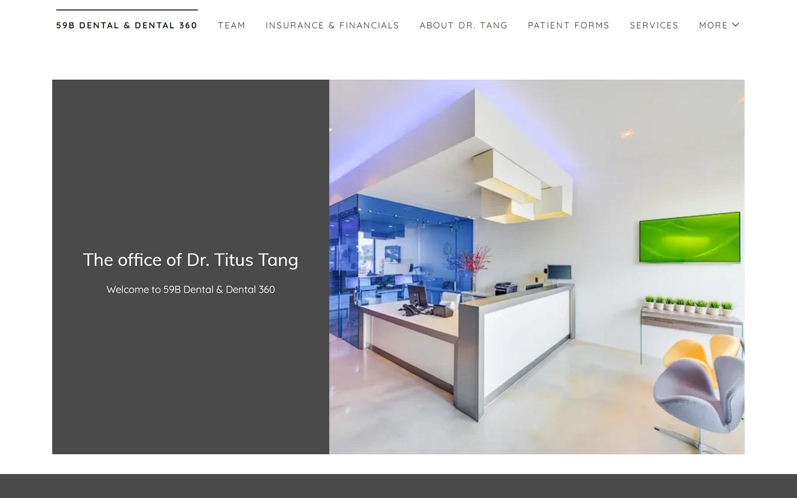 Titus Tang DDS screenshot