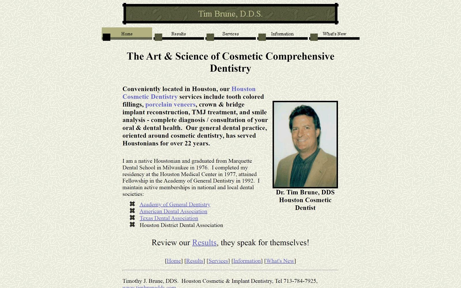Dr. Timothy J. Brune, DDS screenshot