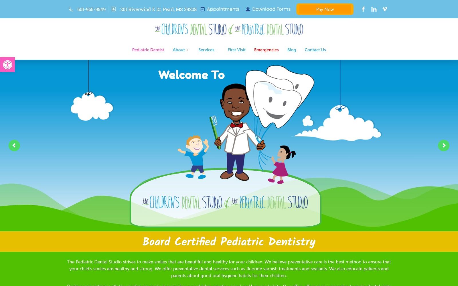 The Pediatric Dental Studio screenshot