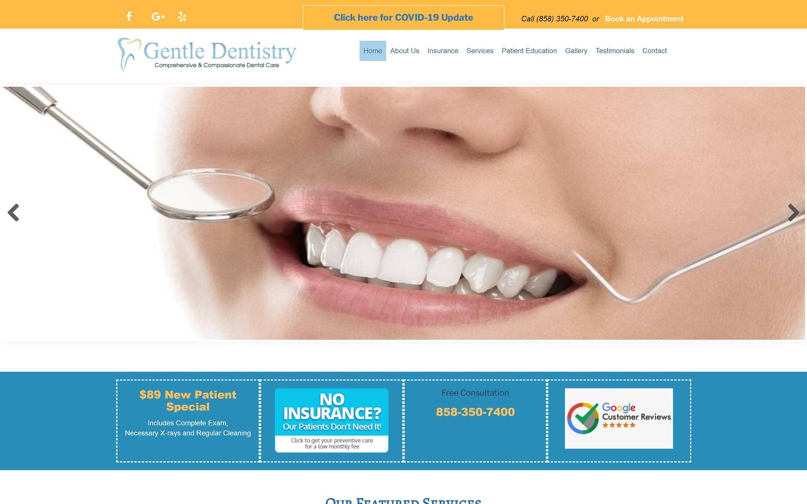 Gentle Dentistry - San Diego Dental Care
