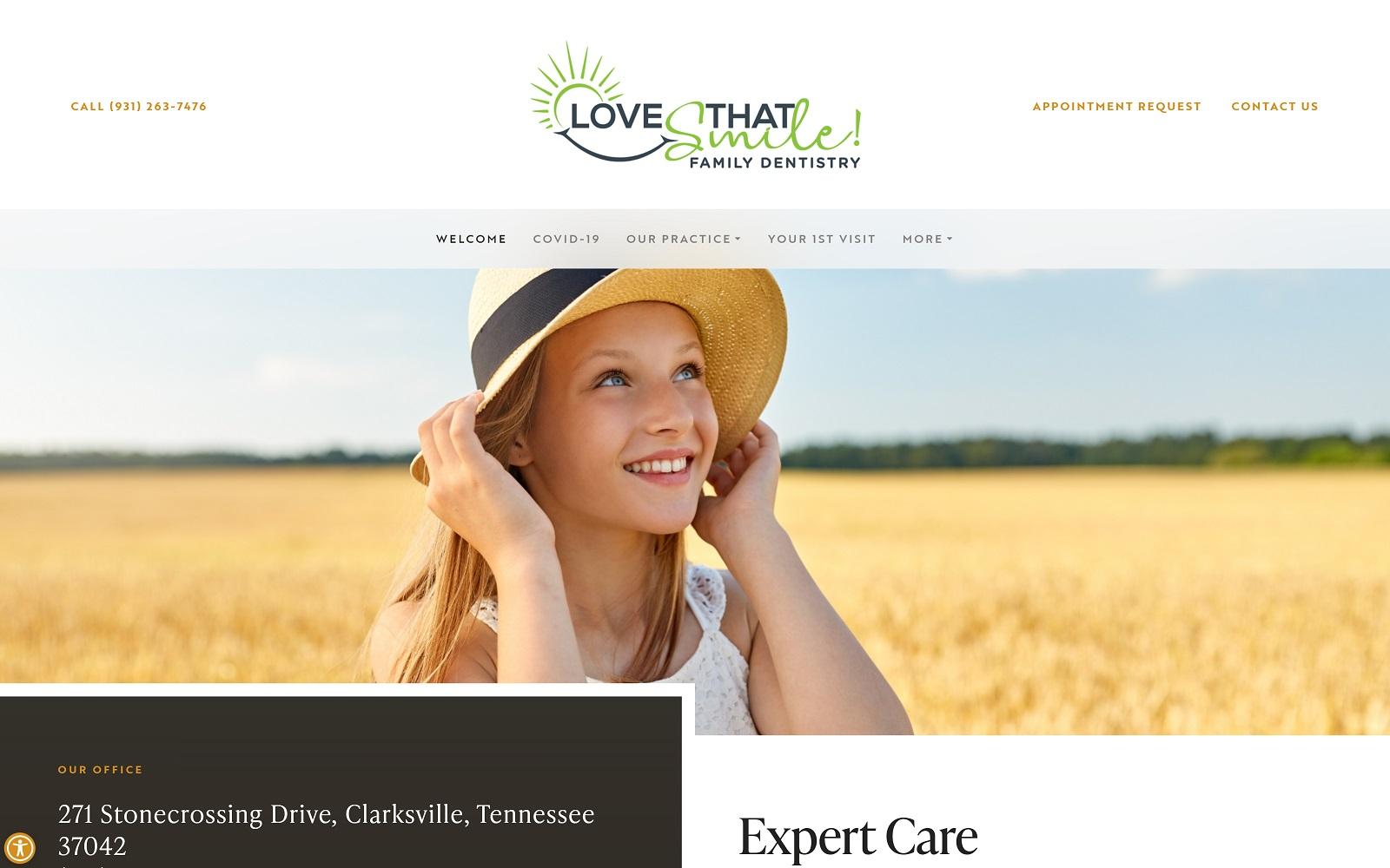 Children's Dentist in Clarksville, Tennessee screenshot
