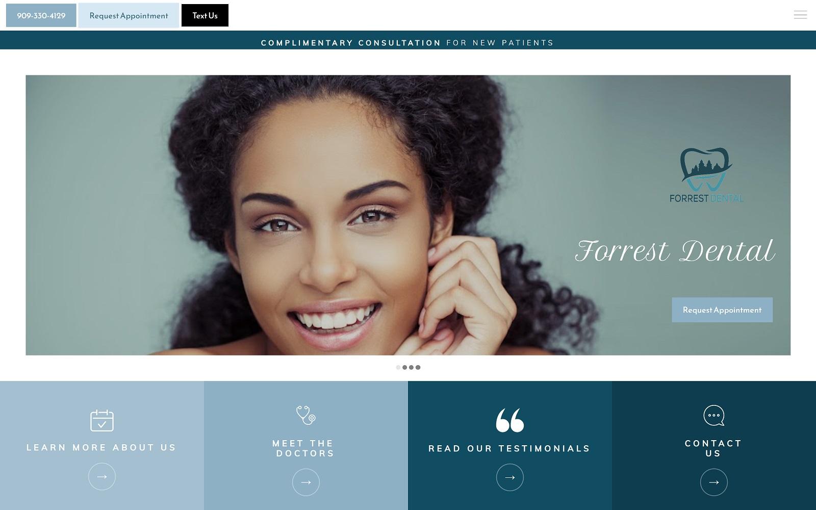 Forrest Dental | Chino, CA screenshot