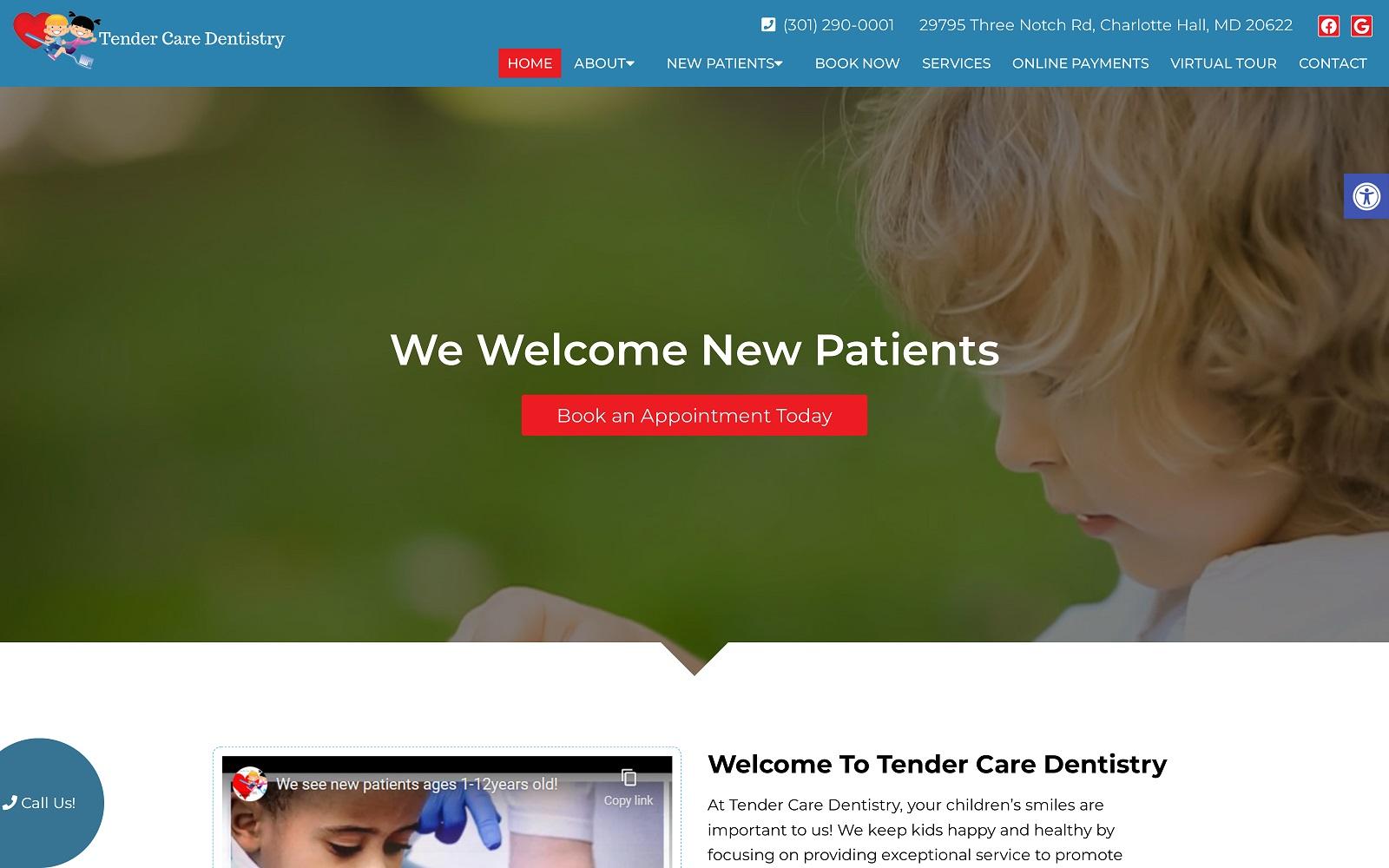 Tender Care Dentistry screenshot