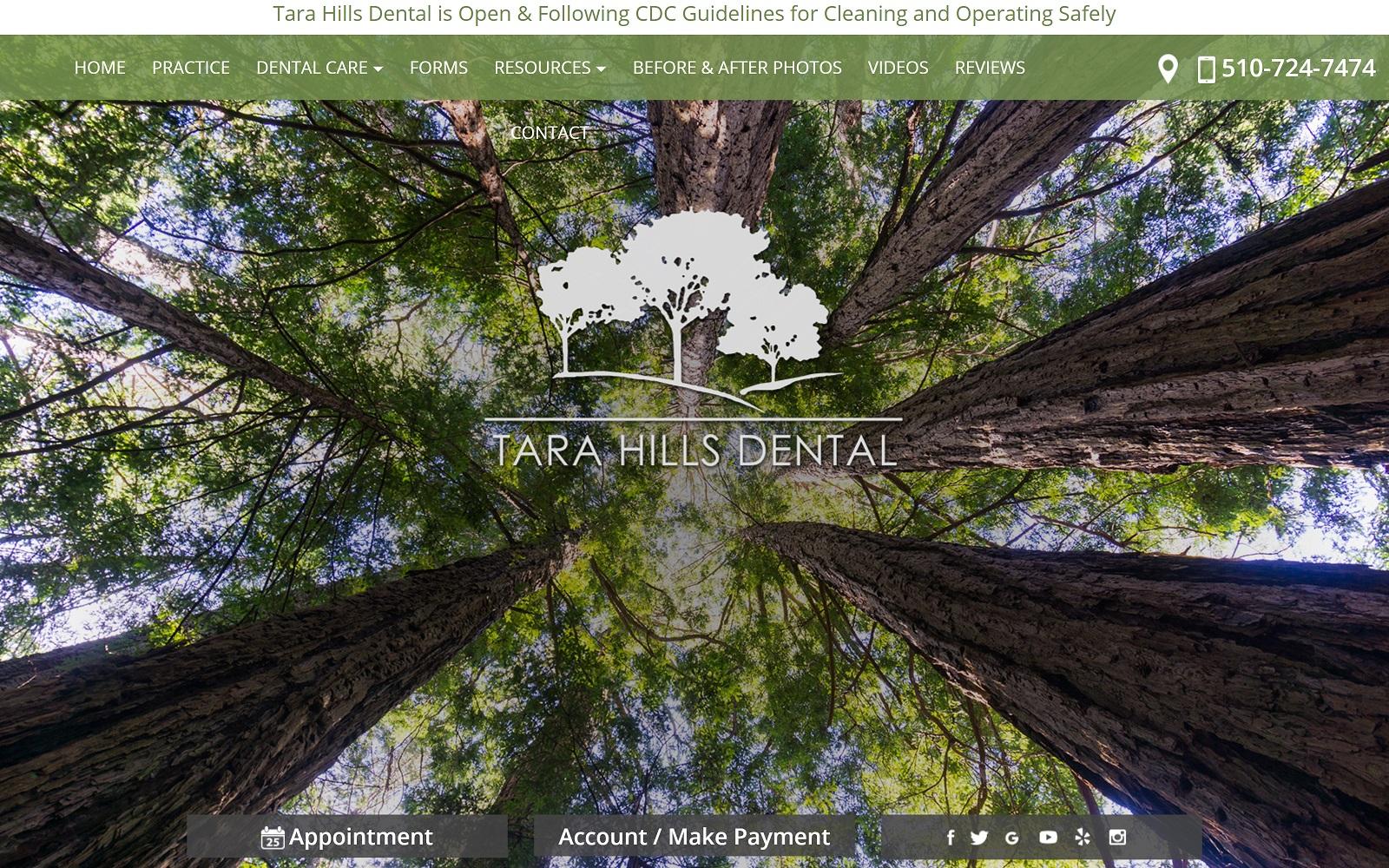 Tara Hills Dental screenshot