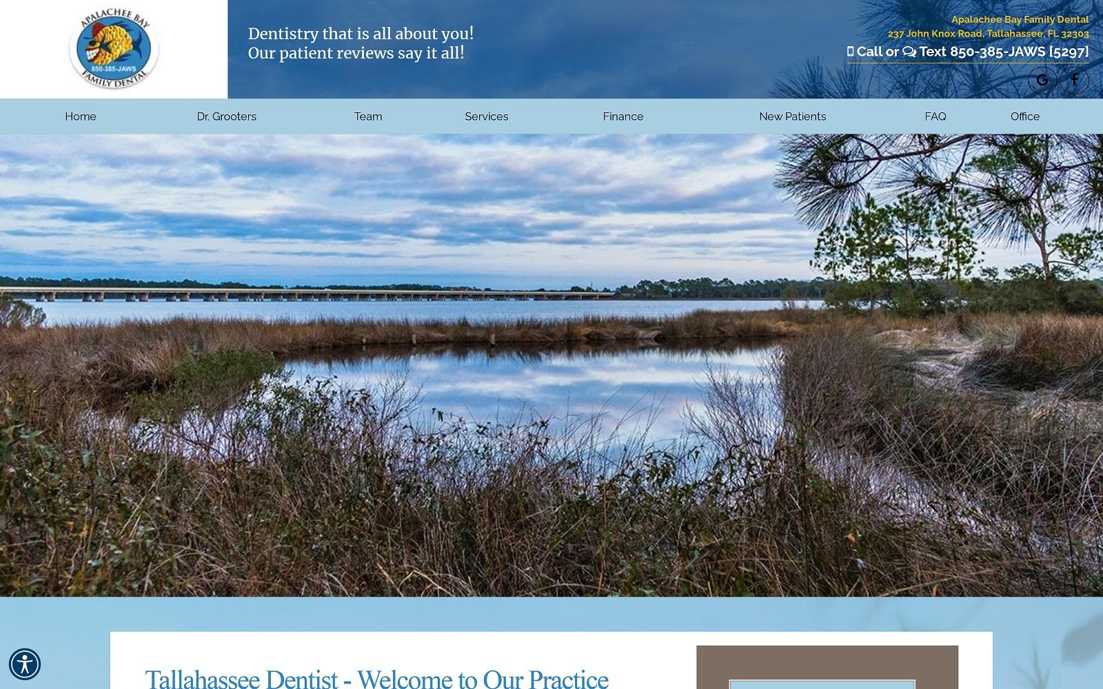 Apalachee Bay Family Dental - Benjamin Grooters DDS screenshot