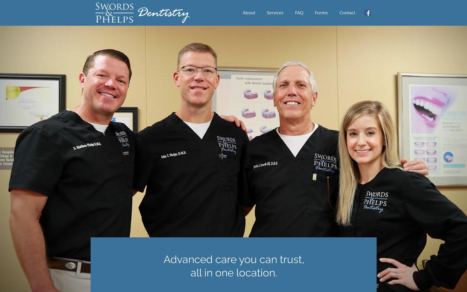 Swords & Phelps Dentistry screenshot