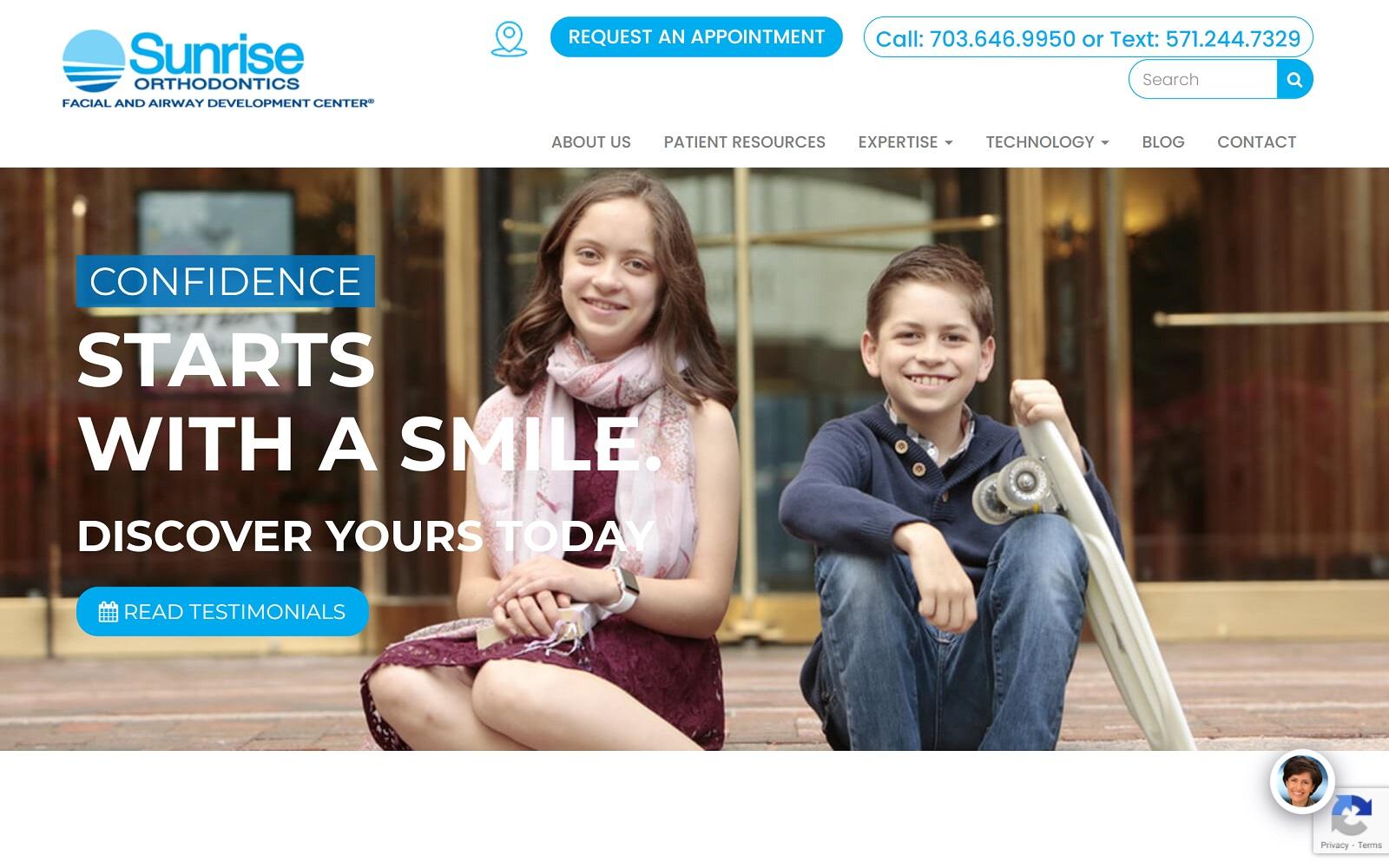 Sunrise Orthodontics screenshot