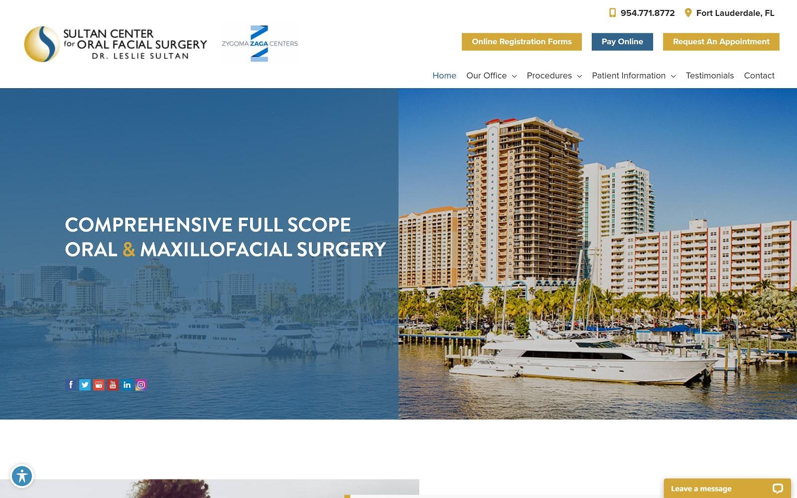 Sultan Center for Oral Facial Surgery screenshot