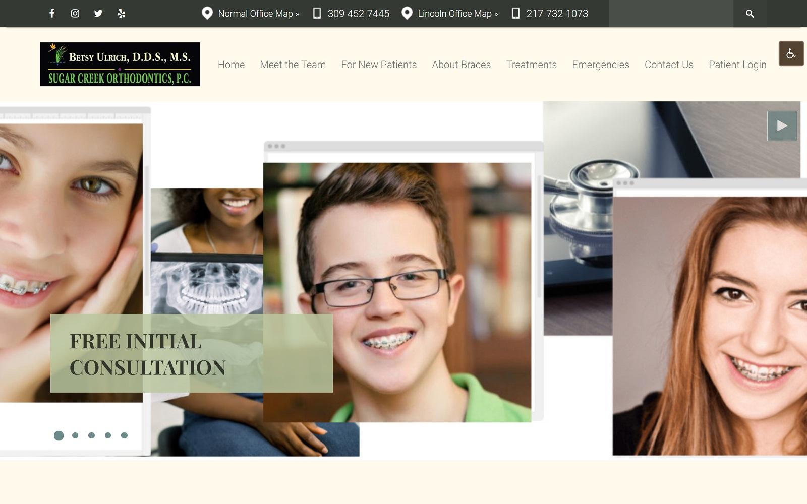 Sugar Creek Orthodontics screenshot