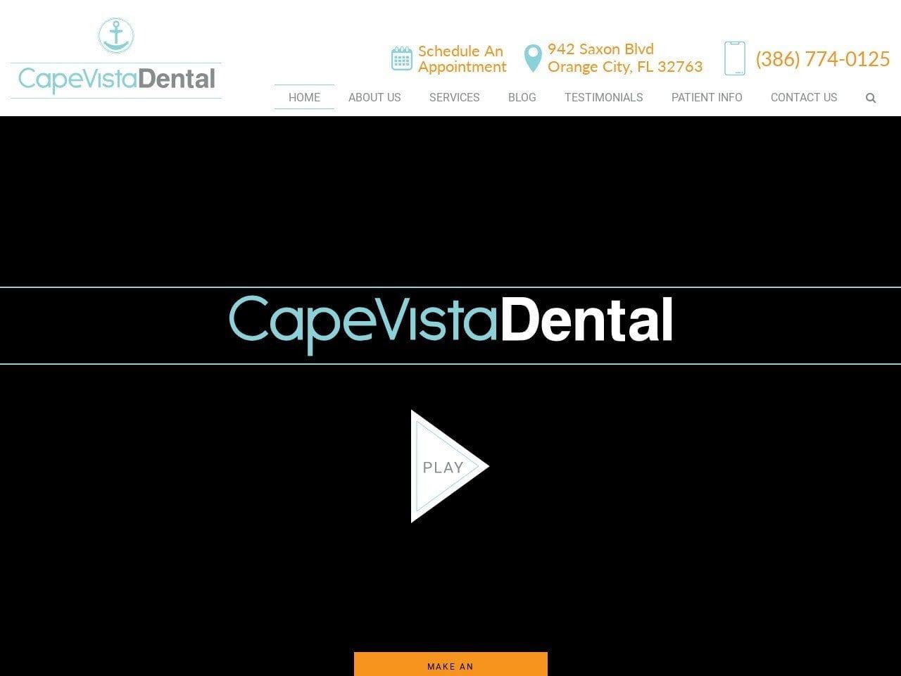 Cape Vista Dental Orange City Dentist screenshot