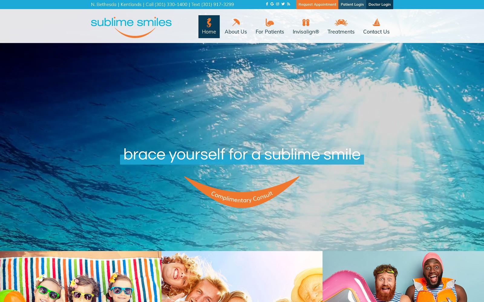 Dr. Avila; Sublime Smiles Orthodontics screenshot
