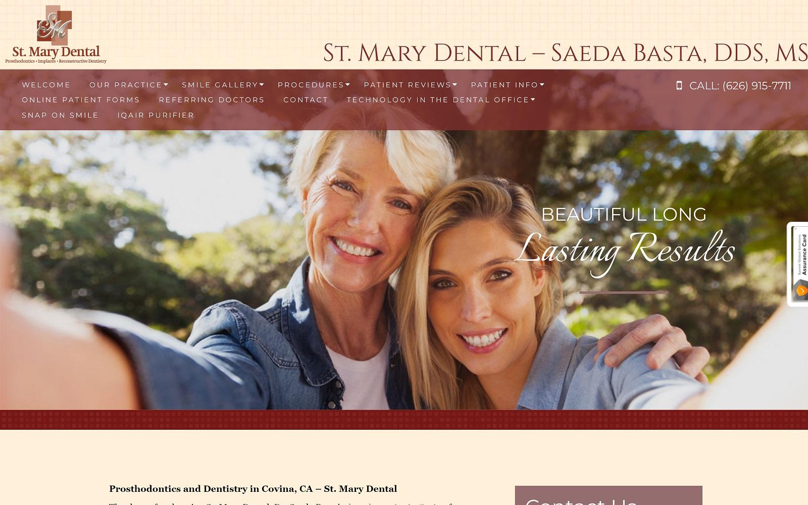 St. Mary Dental - Saeda Basta, DDS, MS