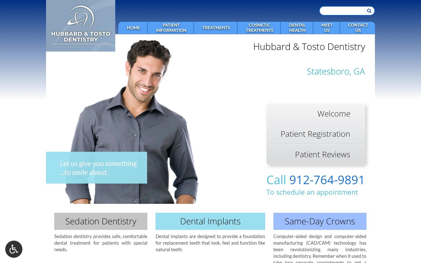 Hubbard & Tosto Dentistry screenshot