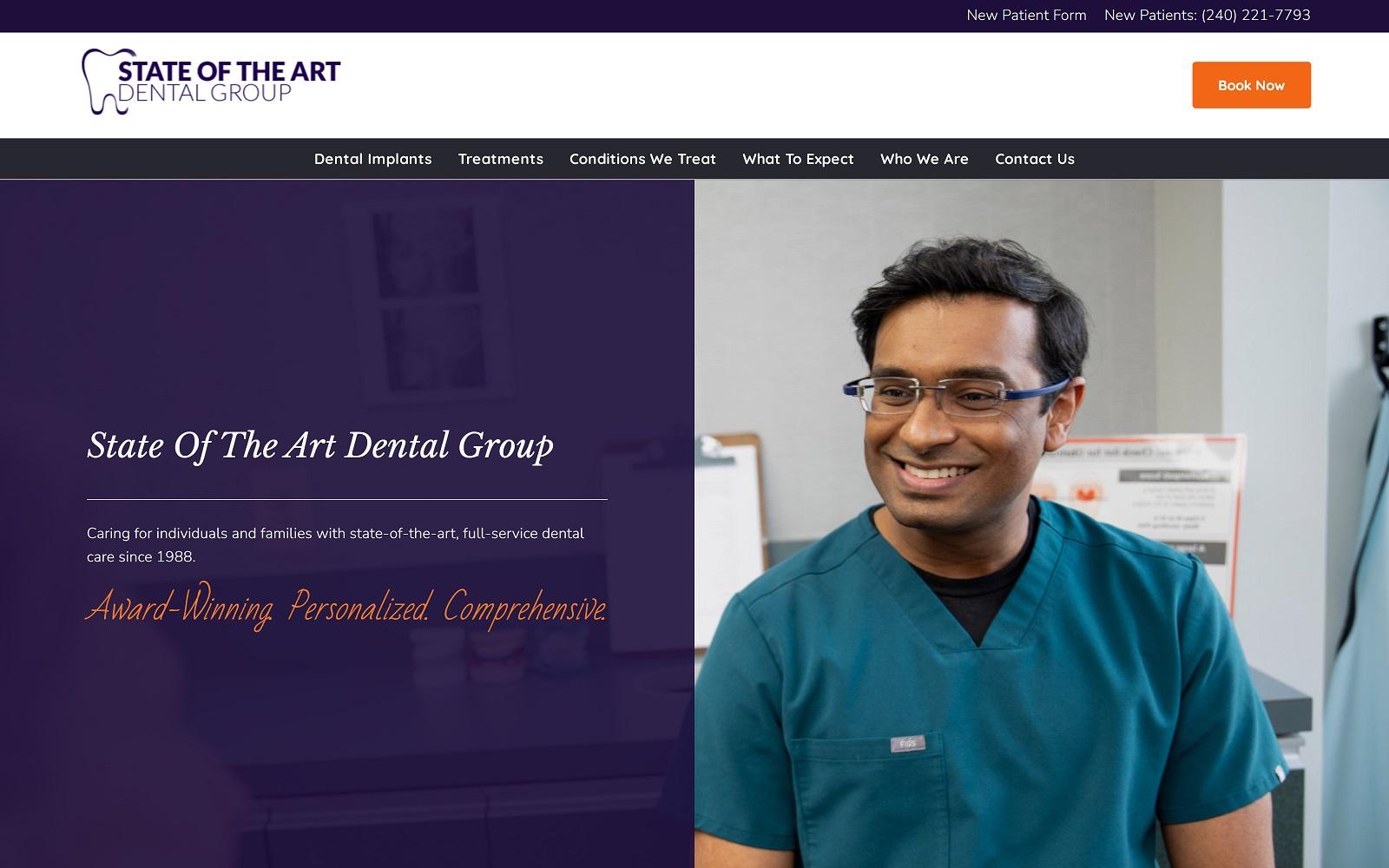 State of the Art Dental Group screenshot
