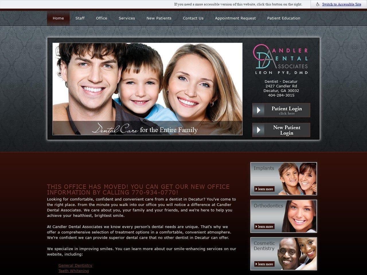Candler Dental Associates screenshot