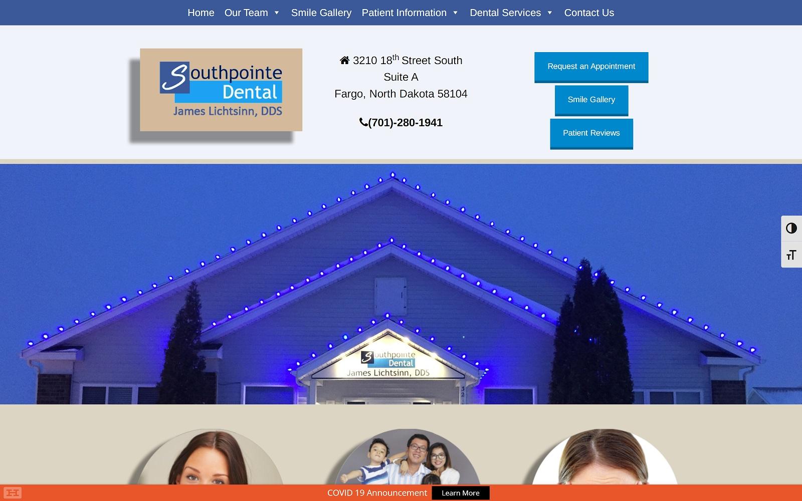 Southpointe Dental screenshot