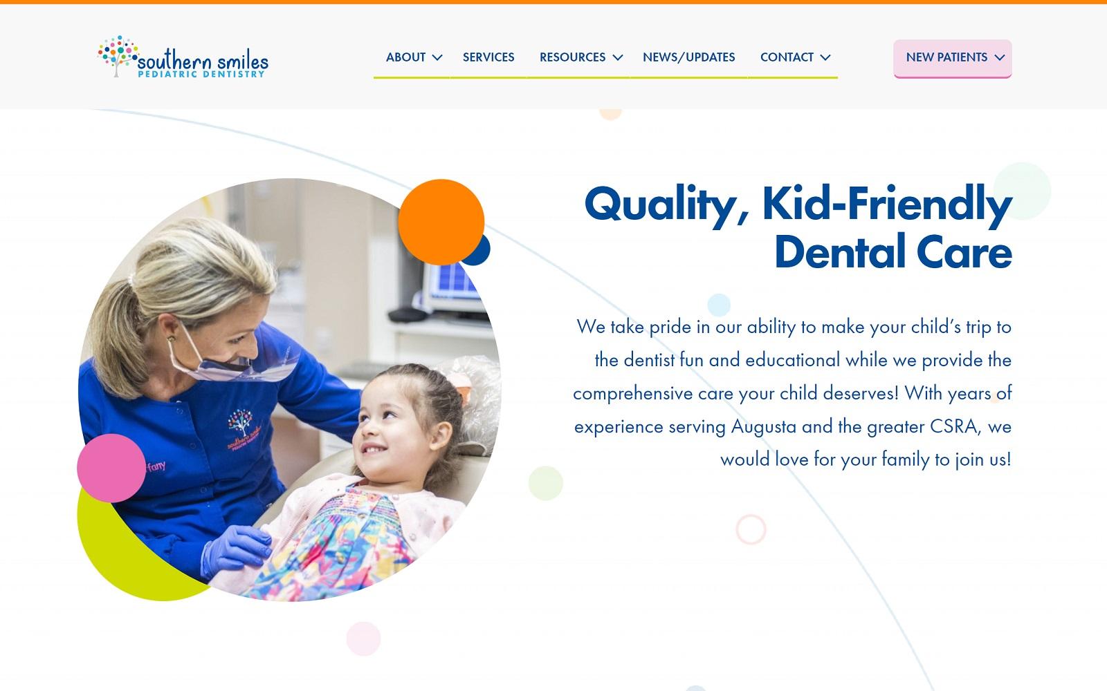 Southern Smiles Pediatric Dentistry screenshot