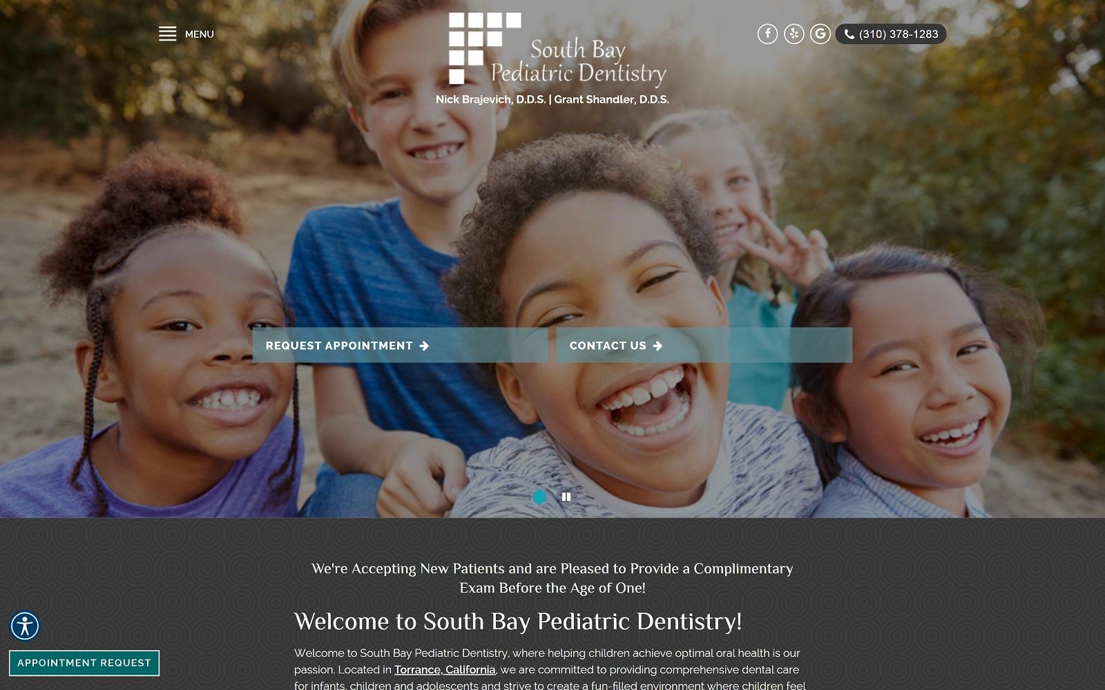 South Bay Pediatric Dentistry screenshot