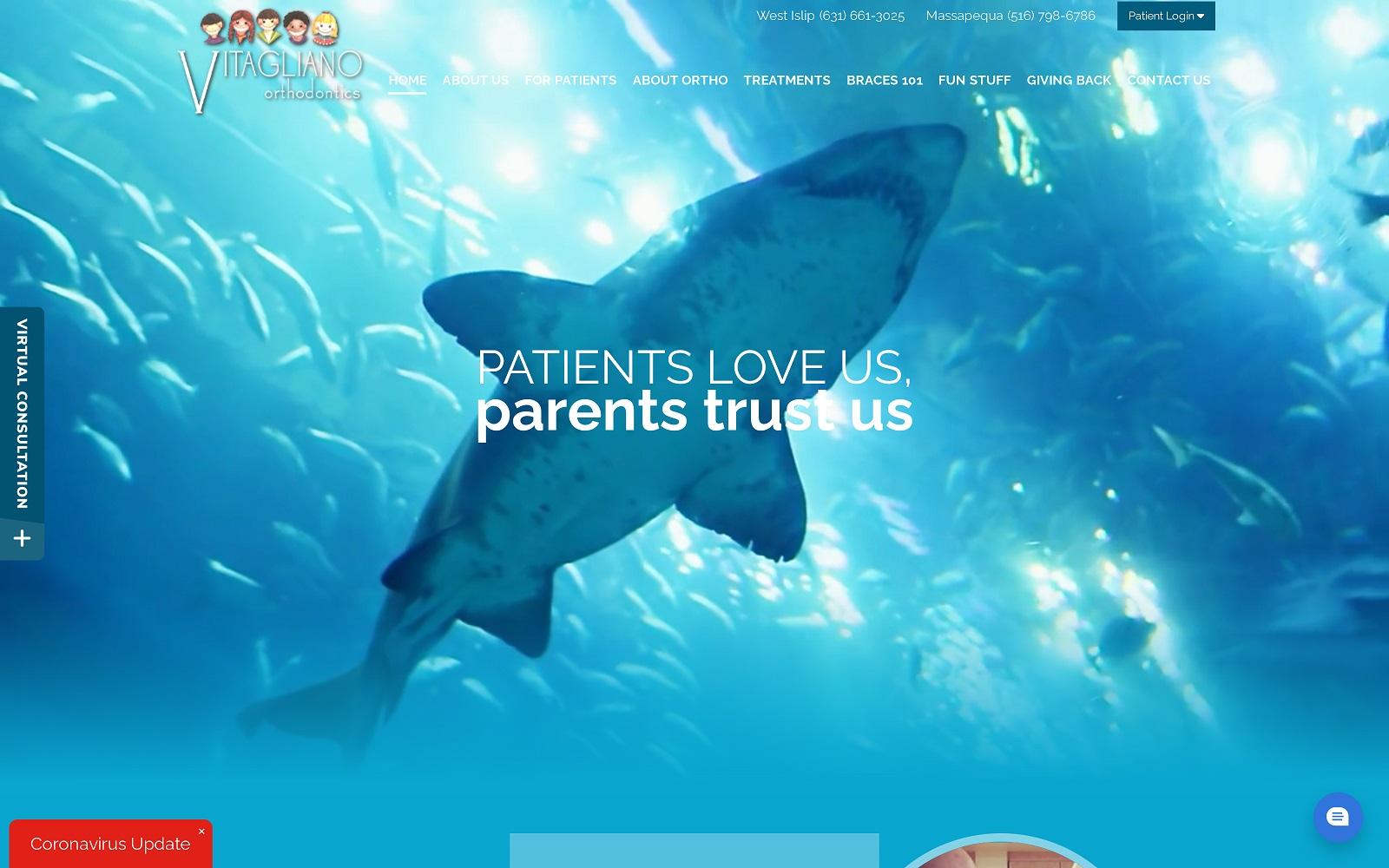Vitagliano Orthodontics screenshot