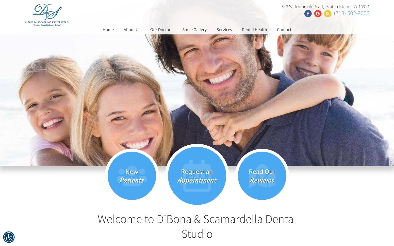 DiBona & Scamardella Dental Studio screenshot