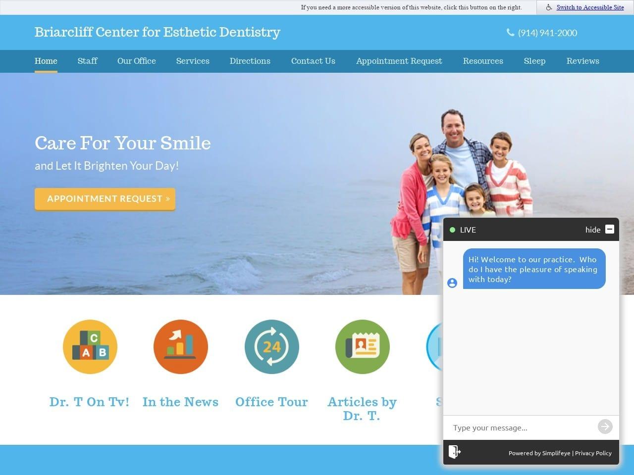 Briarcliff Dentist Spa screenshot