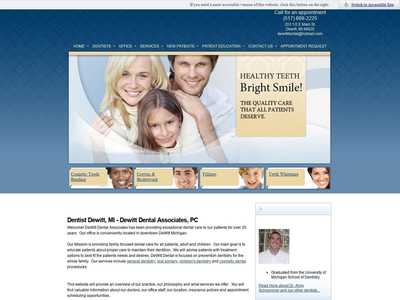 Dewitt Dental Associates screenshot