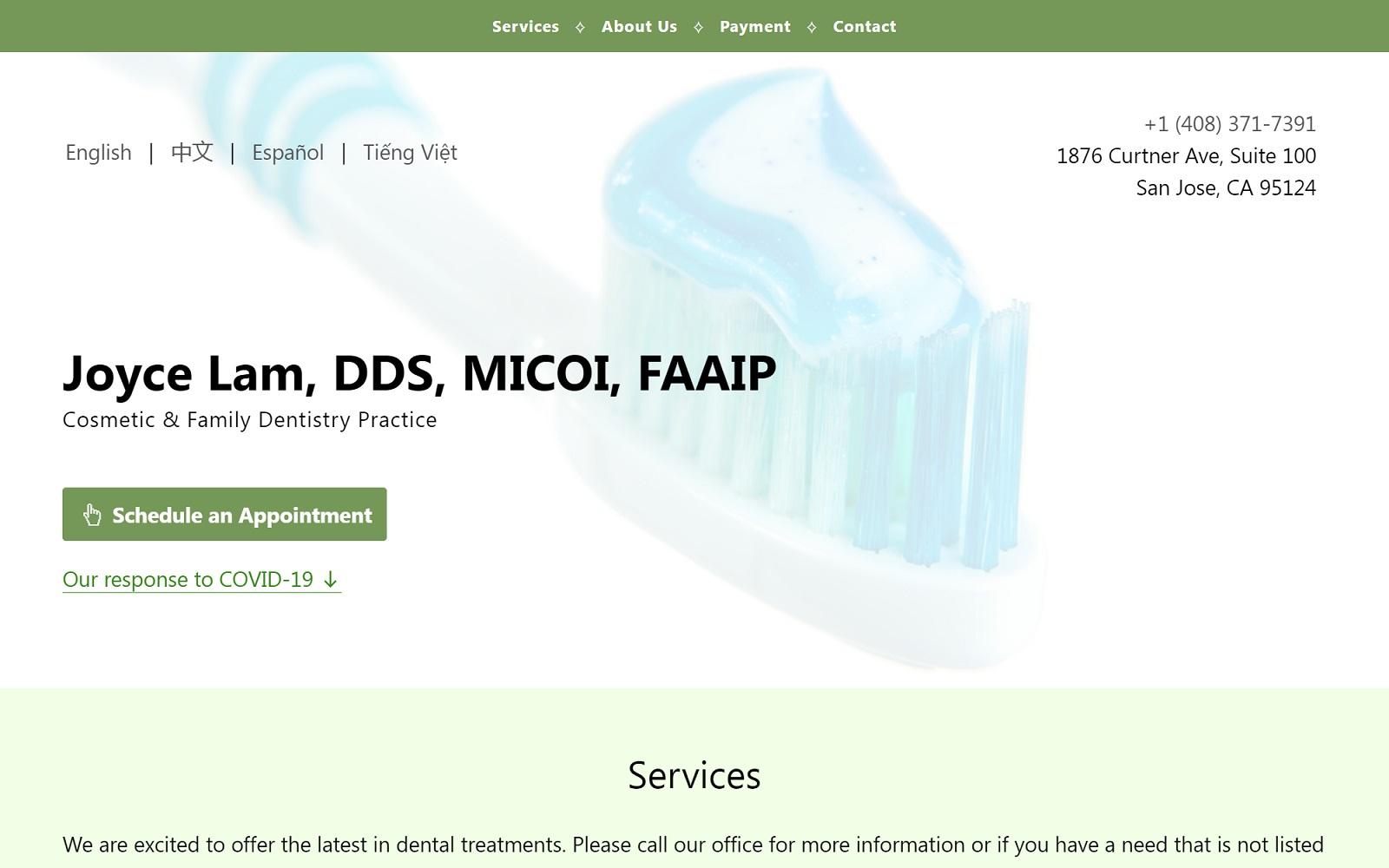 Joyce Lam DDS, MICOI, FAAIP