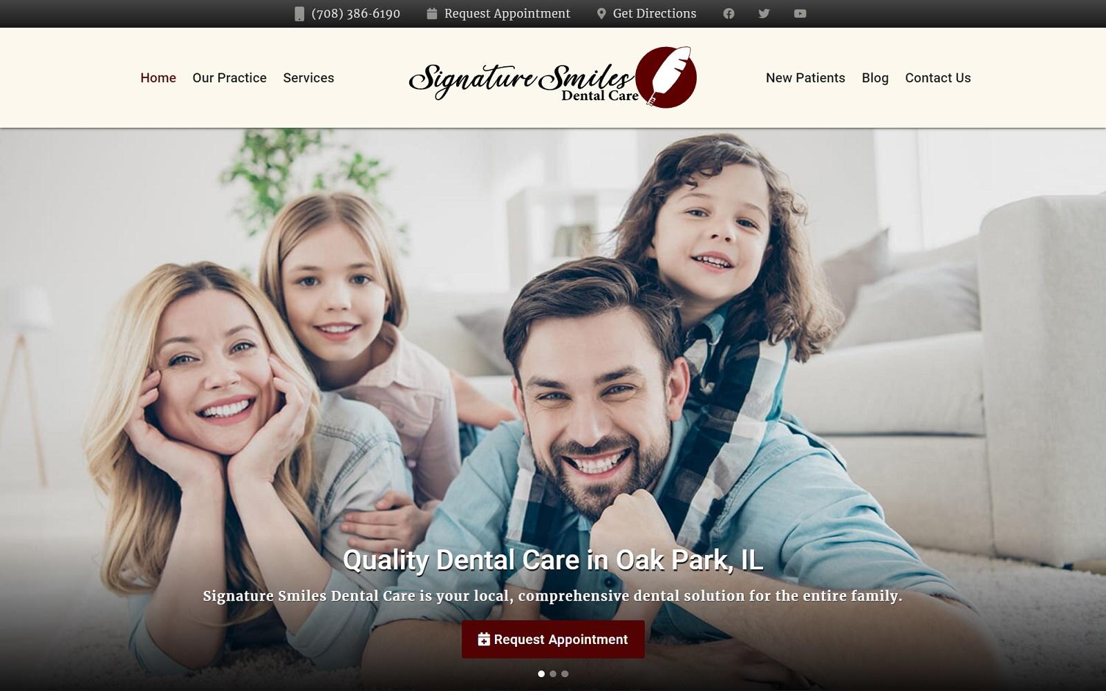 Signature Smiles Dental Care screenshot
