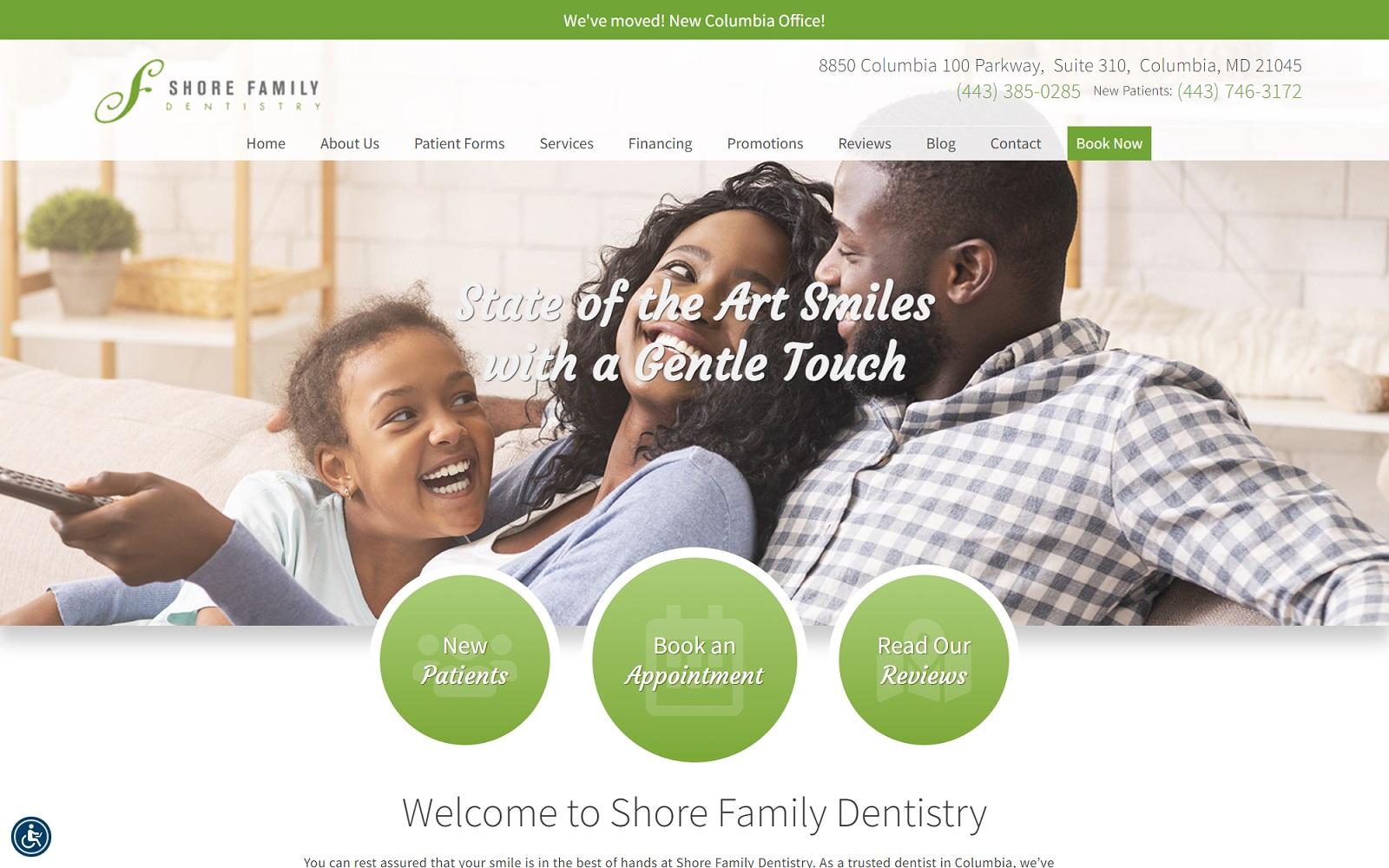 Shore Family Dentistry screenshot