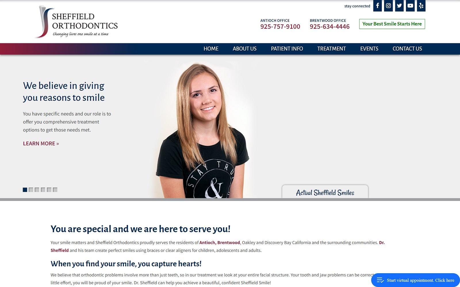 Sheffield Orthodontics screenshot