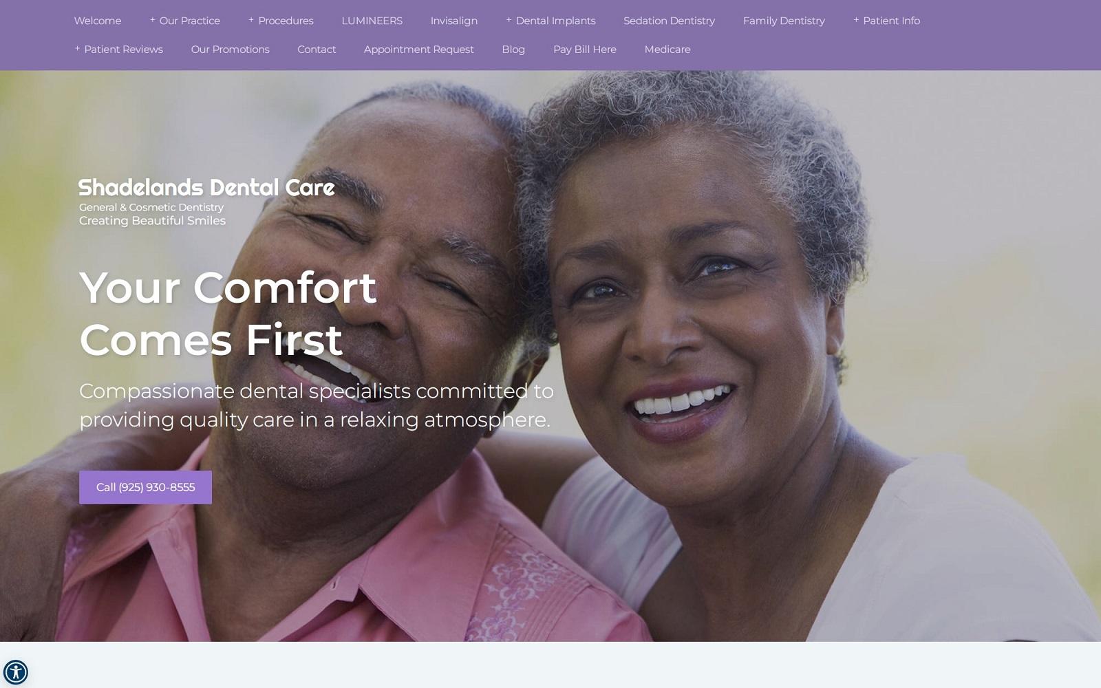 Shadelands Dental Care screenshot