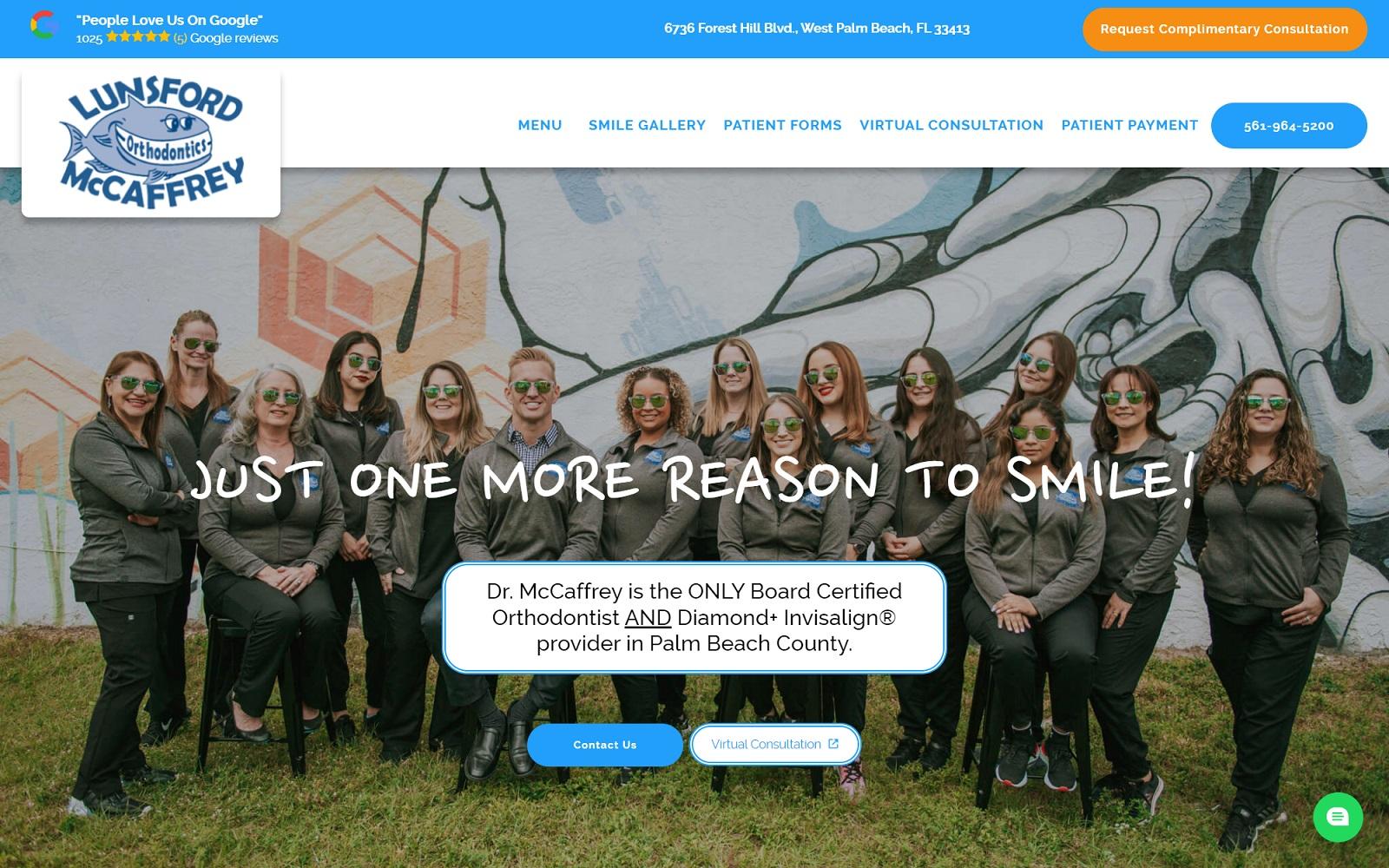 Lunsford Orthodontics screenshot