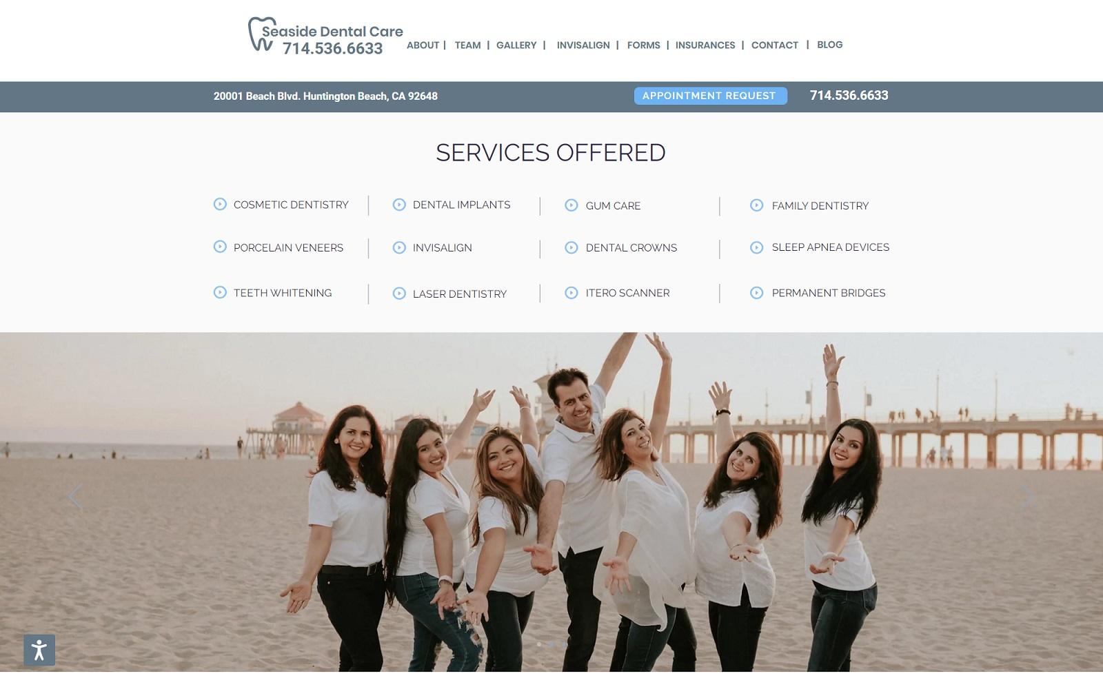 Seaside Dental Care screenshot