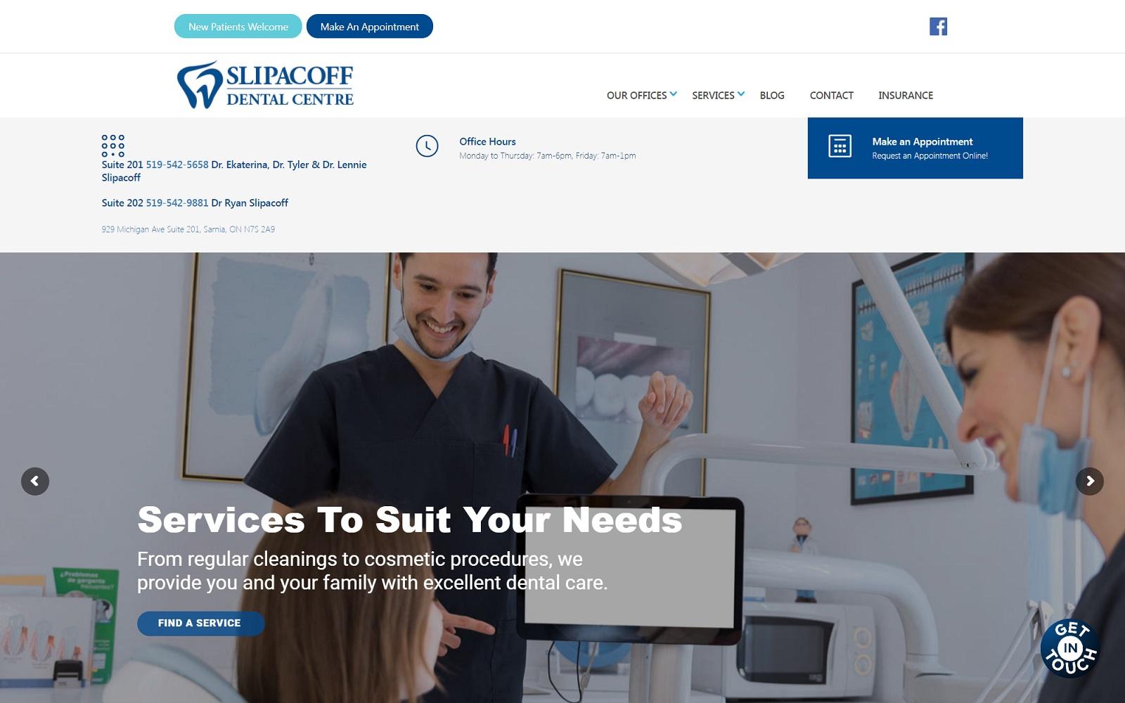 Sarnia Dentistry screenshot