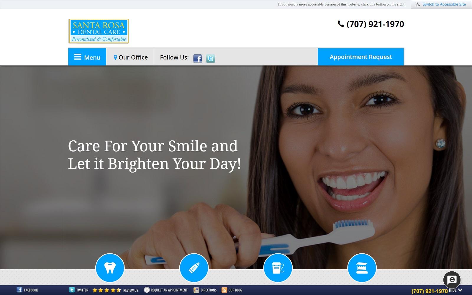 Santa Rosa Dental Care screenshot