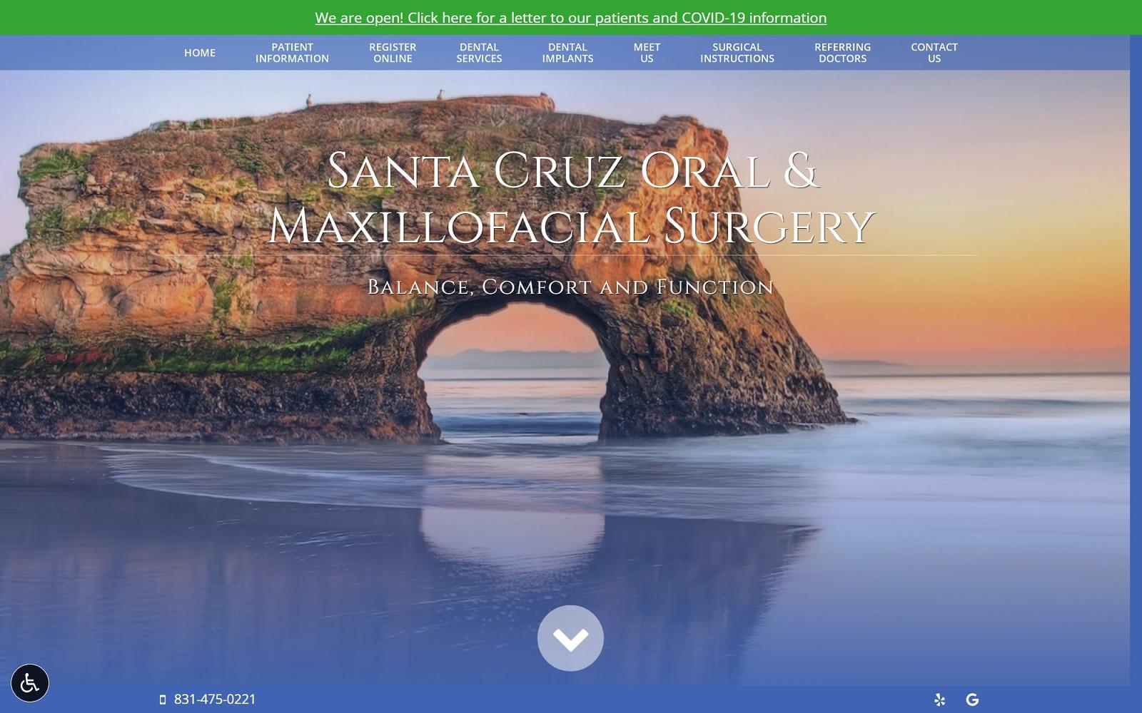 Santa Cruz Oral & Maxillofacial Surgery screenshot
